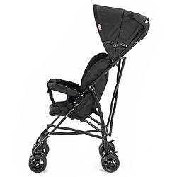 Babyhug Lightweight & Compact Tour Infant Travel Buggy Stroller- Grey| Compact Umbrella Fold| Rear Wheels with Brake| Front Swivel Wheels with Lock