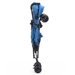 Babyhug Lightweight & Compact Tour Infant Travel Buggy Stroller- Black| Compact Umbrella Fold| Rear Wheels with Brake| Front Swivel Wheels with Lock (Color May Vary)