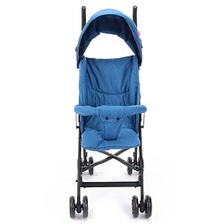 Babyhug Lightweight & Compact Tour Infant Travel Buggy Stroller- Black| Compact Umbrella Fold| Rear Wheels with Brake| Front Swivel Wheels with Lock (Color May Vary)