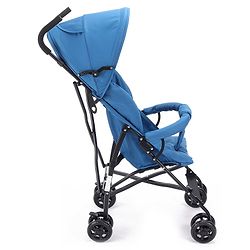 Babyhug Lightweight & Compact Tour Infant Travel Buggy Stroller- Black| Compact Umbrella Fold| Rear Wheels with Brake| Front Swivel Wheels with Lock (Color May Vary)