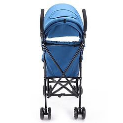 Babyhug Lightweight & Compact Tour Infant Travel Buggy Stroller- Black| Compact Umbrella Fold| Rear Wheels with Brake| Front Swivel Wheels with Lock (Color May Vary)