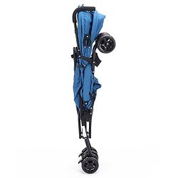 Babyhug Lightweight & Compact Tour Infant Travel Buggy Stroller- Black| Compact Umbrella Fold| Rear Wheels with Brake| Front Swivel Wheels with Lock (Color May Vary)