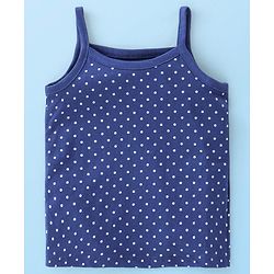 Babyhug 100% Cotton Antibacterial Sleeveless Slips Floral Printed Pack of 3 - Pink & Blue
