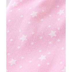 Babyhug Cotton Interlock Knit Full Length Stripe Bootie Pants Pack of 3 - Pink & Red