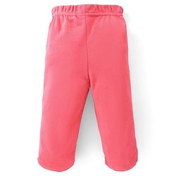 Babyhug Cotton Knit Solid Colour & Planets Printed Bootie Pants Pack of 3 - Multicolour