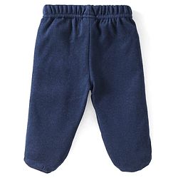 Babyhug Cotton Knit Dino Print Footed Pants Pack of 3 - Blue & Red