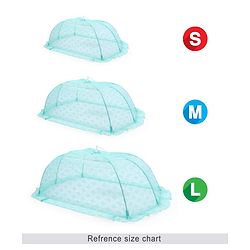 Babyhug Portable Baby Mosquito Net Medium  - Green