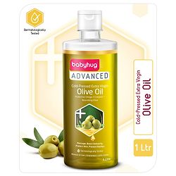 Babyhug Advanced Cold Pressed Extra Virgin Olive Oil - 1000 ml
