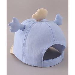 Babyhug Cotton Baseball Cap Bear Embroidery and Duck Design - Yellow