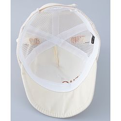 Babyhug Free Size Baseball Summer Cap with Reindeer Applique - Beige(Text on the cap may vary)