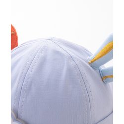 Babyhug Bucket Hat Bunny Applique -Blue