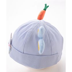Babyhug Bucket Hat Bunny Applique -Blue