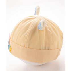 Babyhug Bucket Hat Bunny Applique -Yellow
