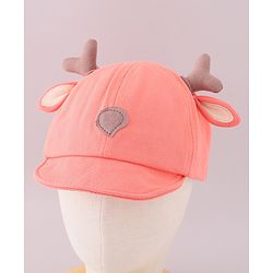 Babyhug Cotton Free Size Cap Orange - Cap Circumference 46 cm