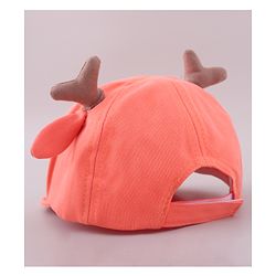 Babyhug Cotton Free Size Cap Orange - Cap Circumference 46 cm