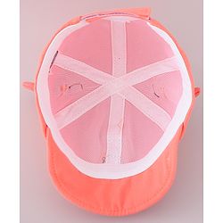 Babyhug Cotton Free Size Cap Orange - Cap Circumference 46 cm