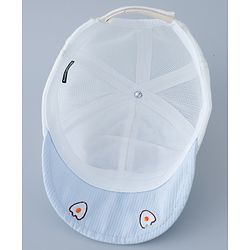 Babyhug Baseball Cap Bear Design Blue - Diameter 16.5 cm