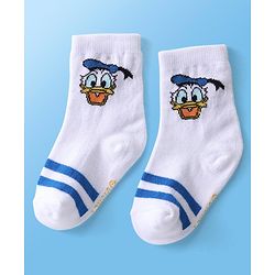 Cute Walk Disney By Babyhug Anti Bacterial Ankle Length Socks Mickey Mouse Design Pack Of 3 - Multicolour