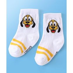 Cute Walk Disney By Babyhug Anti Bacterial Ankle Length Socks Mickey Mouse Design Pack Of 3 - Multicolour