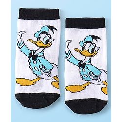 Cute Walk Disney By Babyhug Anti Bacterial Ankle Length Socks Mickey Mouse & Friends Design Pack Of 3 - Multicolour