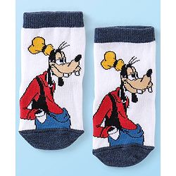 Cute Walk Disney By Babyhug Anti Bacterial Ankle Length Socks Mickey Mouse & Friends Design Pack Of 3 - Multicolour