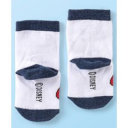 Cute Walk Disney By Babyhug Anti Bacterial Ankle Length Socks Mickey Mouse & Friends Design Pack Of 3 - Multicolour