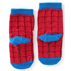 Cute Walk Disney By Babyhug Anti Bacterial Ankle Length Socks Spiderman Design Pack Of 3 - Multicolour