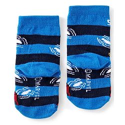 Cute Walk Disney By Babyhug Anti Bacterial Ankle Length Socks Spiderman Design Pack Of 3 - Multicolour