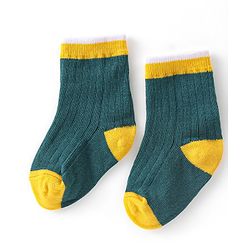 Cute Walk by Babyhug Anti-Bacterial Ankle Length Solid Colour Socks Pack of 3 - Multicolour