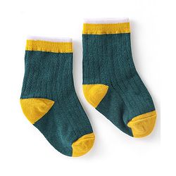 Cute Walk by Babyhug Anti-Bacterial Ankle Length Solid Colour Socks Pack of 3 - Multicolour