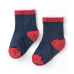 Cute Walk by Babyhug Anti-Bacterial Ankle Length Solid Colour Socks Pack of 3 - Multicolour