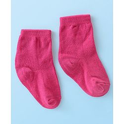 Cute Walk by Babyhug Anti-Bacterial Ankle Length Solid Socks Pack of 7 - Multicolour