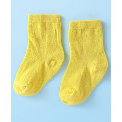 Cute Walk by Babyhug Anti-Bacterial Ankle Length Solid Socks Pack of 7 - Multicolour