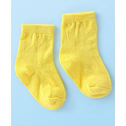 Cute Walk by Babyhug Anti-Bacterial Ankle Length Solid Socks Pack of 7 - Multicolour