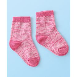 Cute Walk by Babyhug Anti-Bacterial Ankle Length Designed Socks Pack of 3 - Multicolour