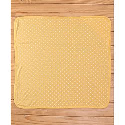 Babyhug Terry Knit Hooded Bath Towel Star Print L 72 x B 72 cm - Orange