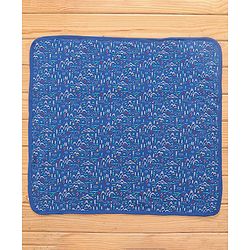 Babyhug Terry Knit Hooded Bath Towel Mountain Print L 72 x B 72 cm - Blue
