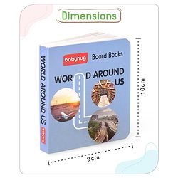 Babyhug Baby Board Books- Set of 15| Basic Concepts|Early Learning Pocket-Sized Pre-School bookPremium Quality & Handy book with 11 pages|Ideal for Gifting