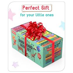 Babyhug Baby Board Books- Set of 15| Basic Concepts|Early Learning Pocket-Sized Pre-School bookPremium Quality & Handy book with 11 pages|Ideal for Gifting