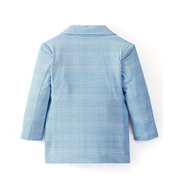 Babyhug Full Sleeves Party Wear Blazer  - Blue