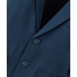 Babyhug Full Sleeves Party Wear Blazer - Dark Blue