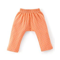 Babyhug Cotton Knit Full Length Diaper Pants Striped & Floral Print Pack Of 3 - Pink & White
