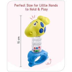 Babyhug Rattle with Beads (Color may vary)