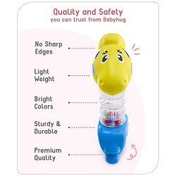 Babyhug Rattle with Beads (Color may vary)
