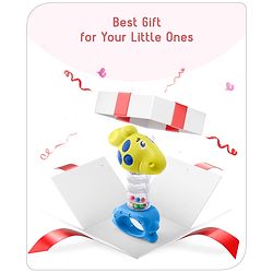Babyhug Rattle with Beads (Color may vary)