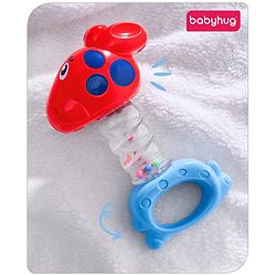 Babyhug Rattle with Beads (color may vary)