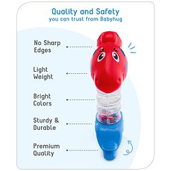 Babyhug Rattle with Beads (color may vary)