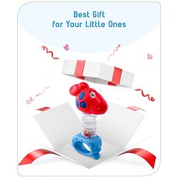 Babyhug Rattle with Beads (color may vary)
