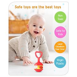Babyhug Rattle with Ball - Red