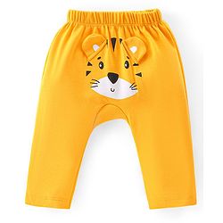 Babyhug Full Length Diaper Leggings Pack of 3 Tiger Printed - Blue & Yellow